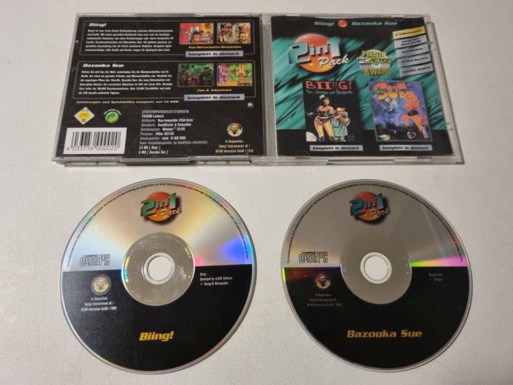 (Bild für) PC 2 in 1 Pack - Biing! + Bazooka Sue - zum Schließen ins Bild klicken