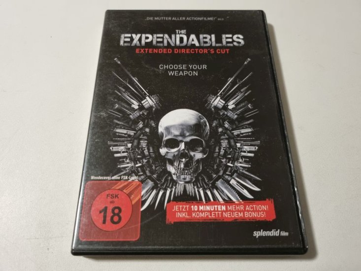 (Bild für) DVD The Expendables - Extended Director's Cut - zum Schließen ins Bild klicken