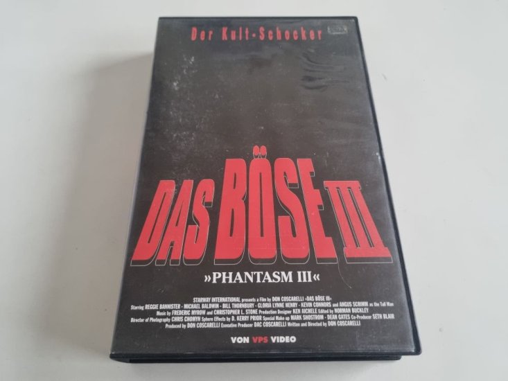 (Bild für) VHS Das Böse III - Phantasm III - zum Schließen ins Bild klicken