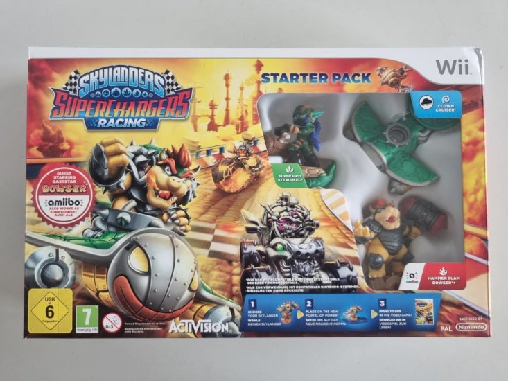 (Bild für) Wii SKylanders - Superchargers Racing - Starter Pack EUR - zum Schließen ins Bild klicken
