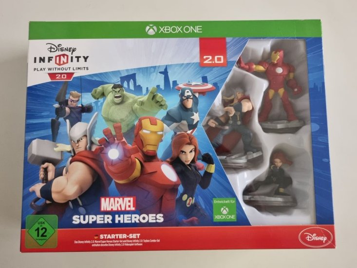 (Bild für) Xbox One Disney Infinity 2.0 - Marvel SuperHeroes - Starter Pack - zum Schließen ins Bild klicken