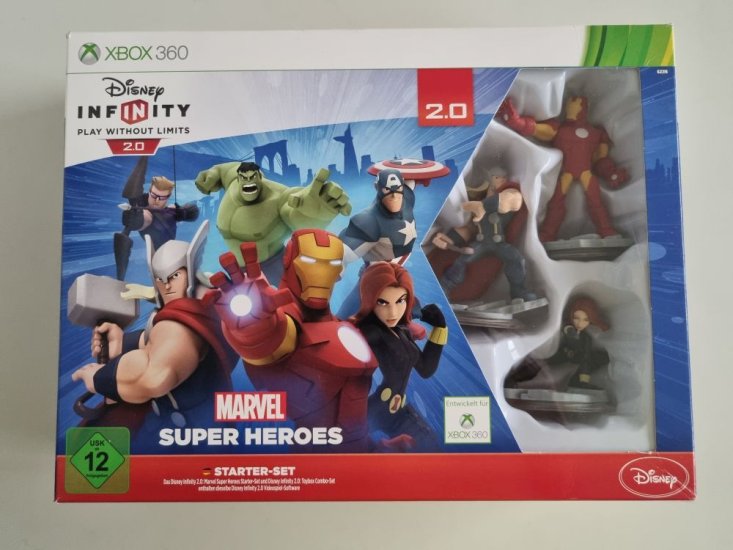 (Bild für) Xbox 360 Disney Infinity 2.0 - Marvel SuperHeroes - Starter Pack - zum Schließen ins Bild klicken