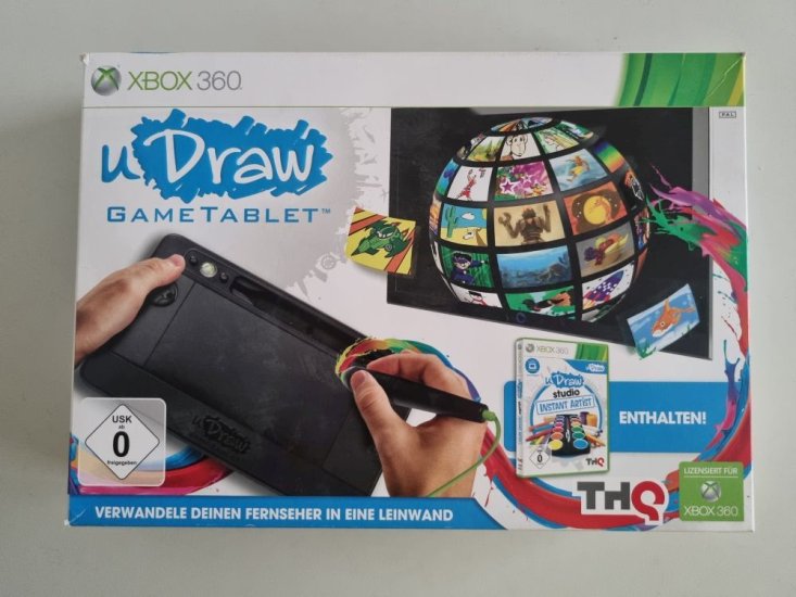 (Bild für) Xbox 360 UDraw Gametablet - zum Schließen ins Bild klicken