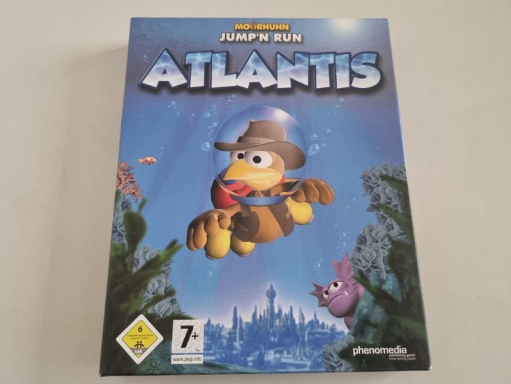 (Bild für) PC Moorhuhn Jump'N Run - Atlantis - zum Schließen ins Bild klicken