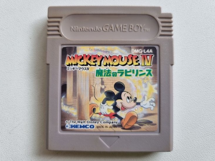 (Bild für) GB Mickey Mouse IV JPN - zum Schließen ins Bild klicken