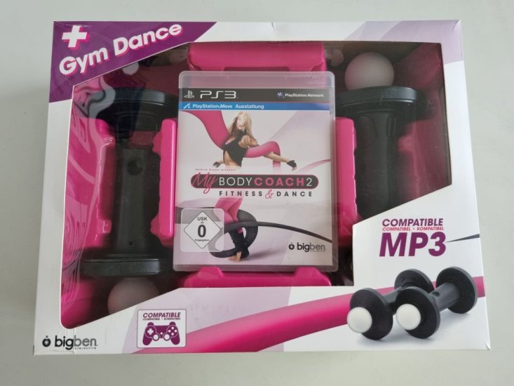 (Bild für) PS3 My Body Coach 2 - Fitness & Dance - Gym Dance Bundle - zum Schließen ins Bild klicken