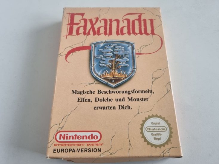 (Bild für) NES Faxanadu NOE - zum Schließen ins Bild klicken