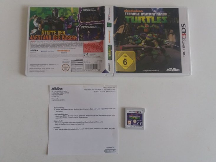 (Bild für) 3DS Teenage Mutant Ninja Turtles GER - zum Schließen ins Bild klicken