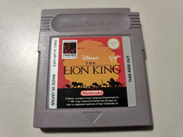 (Bild für) GB The Lion King UKV - zum Schließen ins Bild klicken
