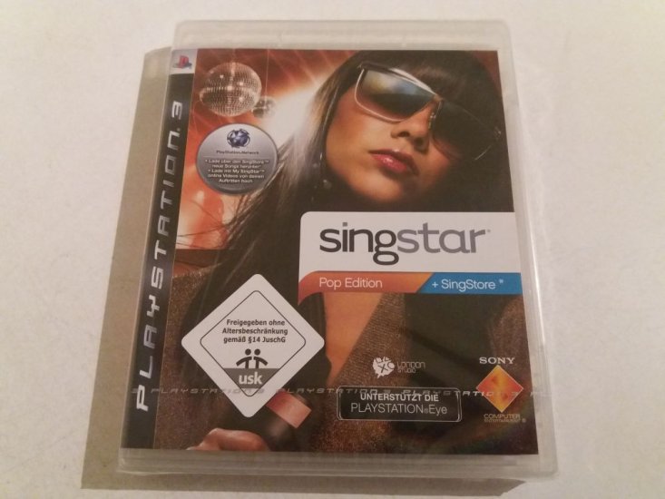 (Bild für) PS3 Singstar Pop Edition - zum Schließen ins Bild klicken