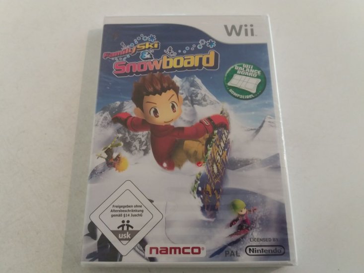 (Bild für) Wii Family Ski & Snowboard NOE - zum Schließen ins Bild klicken