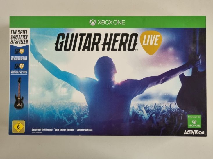 (Bild für) Xbox One Guitar Hero Live - Guitar Bundle - zum Schließen ins Bild klicken