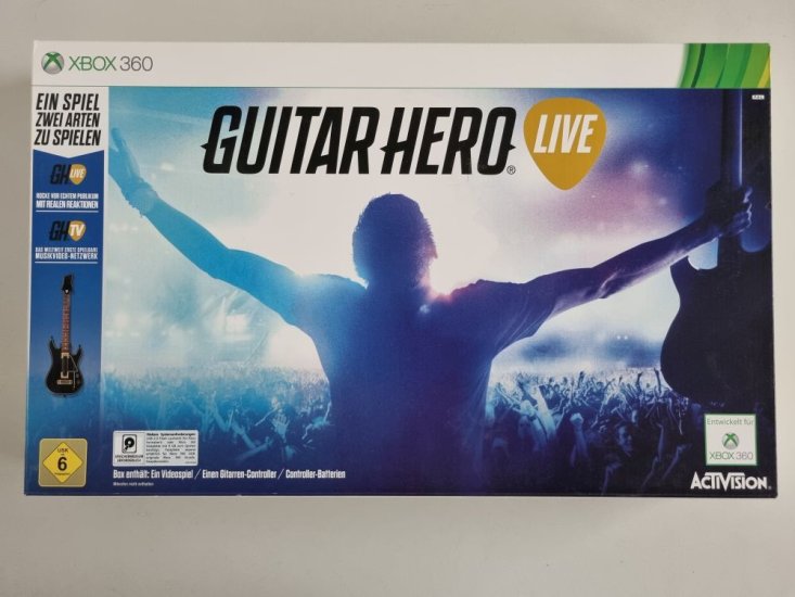 (Bild für) Xbox 360 Guitar Hero Live - Guitar Bundle - zum Schließen ins Bild klicken
