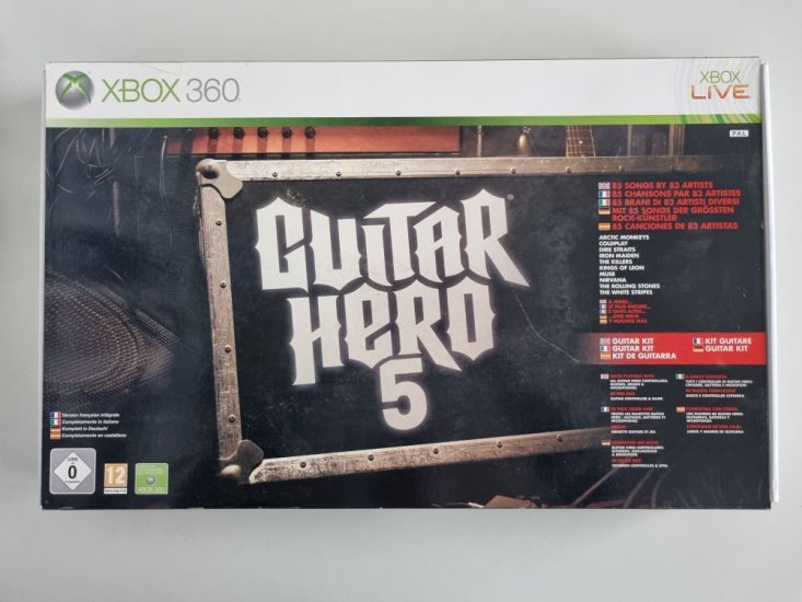 (Bild für) Xbox 360 Guitar Hero 5 - Guitar Kit - zum Schließen ins Bild klicken