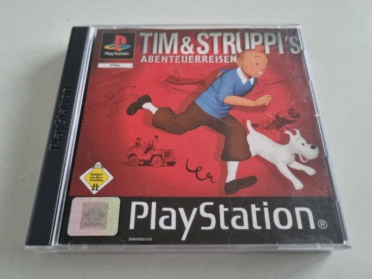 (Bild für) PS1 Tim & Struppi's Abenteuerreisen - zum Schließen ins Bild klicken