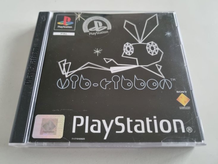 (Bild für) PS1 Vib-Ribbon - zum Schließen ins Bild klicken
