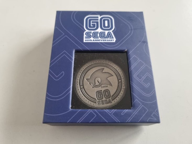 (Bild für) GO Sega 60th Anniversary Münze - zum Schließen ins Bild klicken