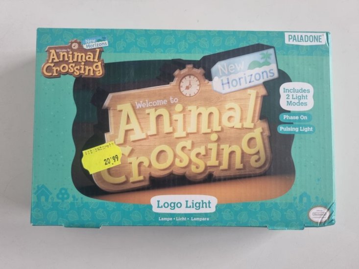 (Bild für) Animal Crossing - New Horizons - Logo Light - zum Schließen ins Bild klicken