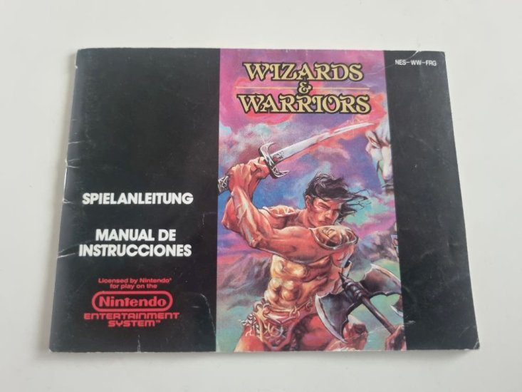 (Bild für) NES Wizards & Warriors FRG Anleitung - zum Schließen ins Bild klicken