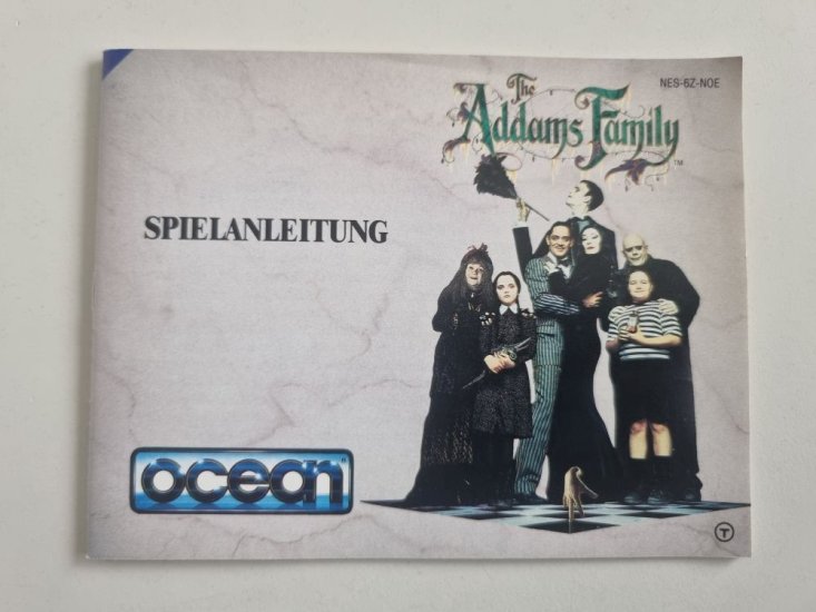 (Bild für) NES The Addams Family NOE Anleitung - zum Schließen ins Bild klicken