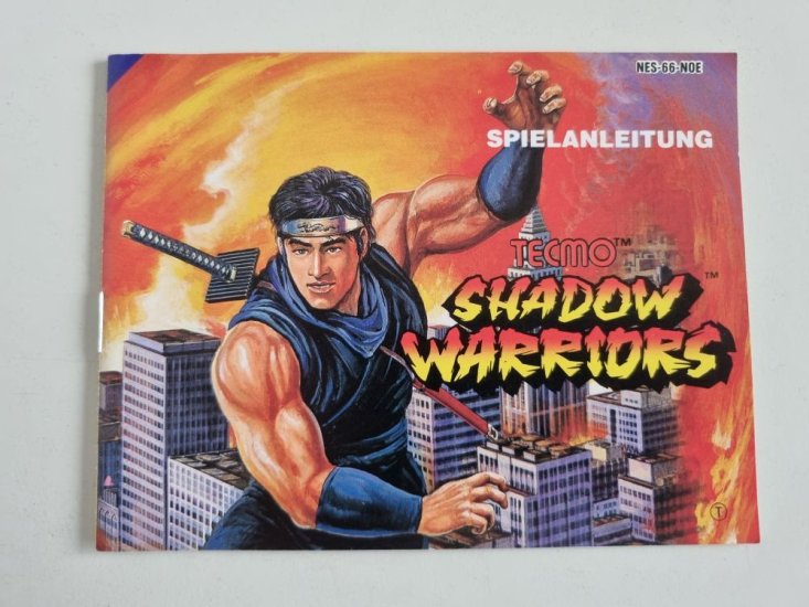 (Bild für) NES Shadow Warriors NOE Anleitung - zum Schließen ins Bild klicken