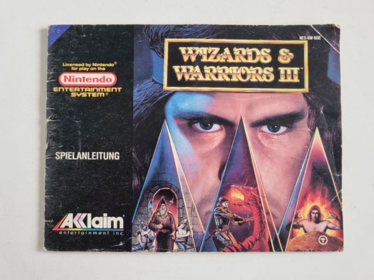 (Bild für) NES Wizards & Warriors III NOE Anleitung - zum Schließen ins Bild klicken