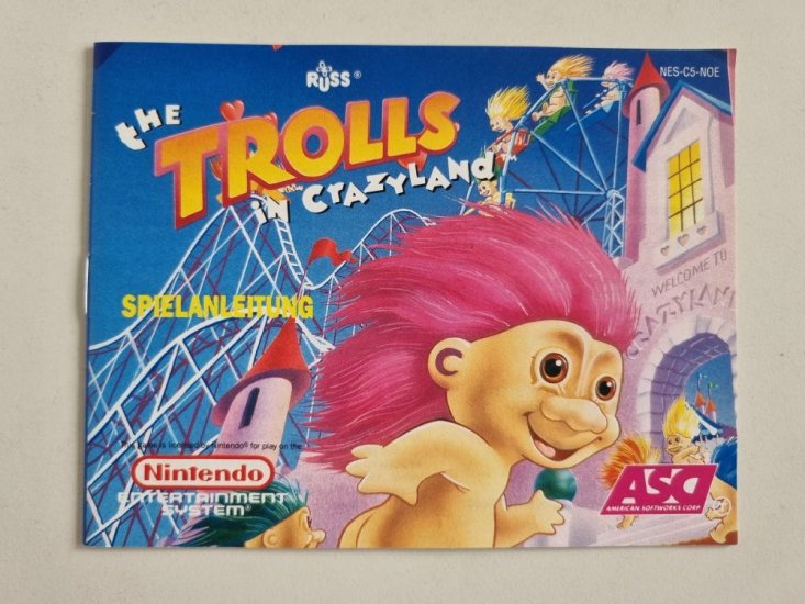 (Bild für) NES The Trolls in Crazyland NOE Anleitung - zum Schließen ins Bild klicken