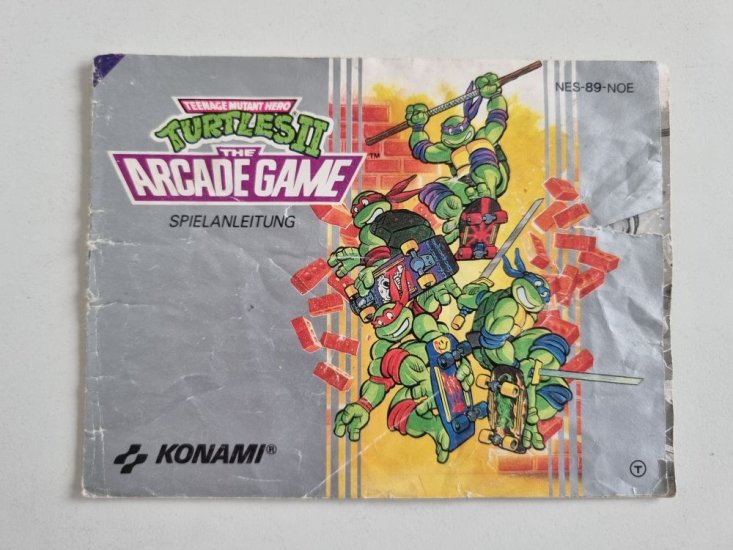 (Bild für) NES Teenage Mutant Hero Turtles II - The Arcade Game NOE Anleitung - zum Schließen ins Bild klicken