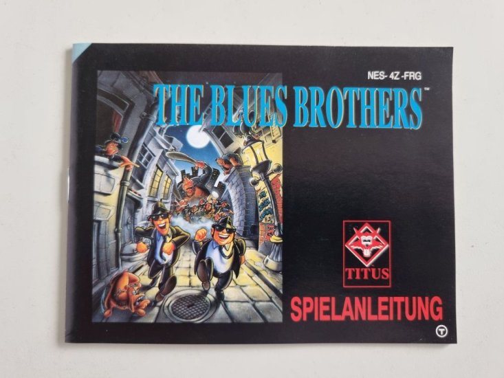 (Bild für) NES The Blues Brothers FRG Anleitung - zum Schließen ins Bild klicken