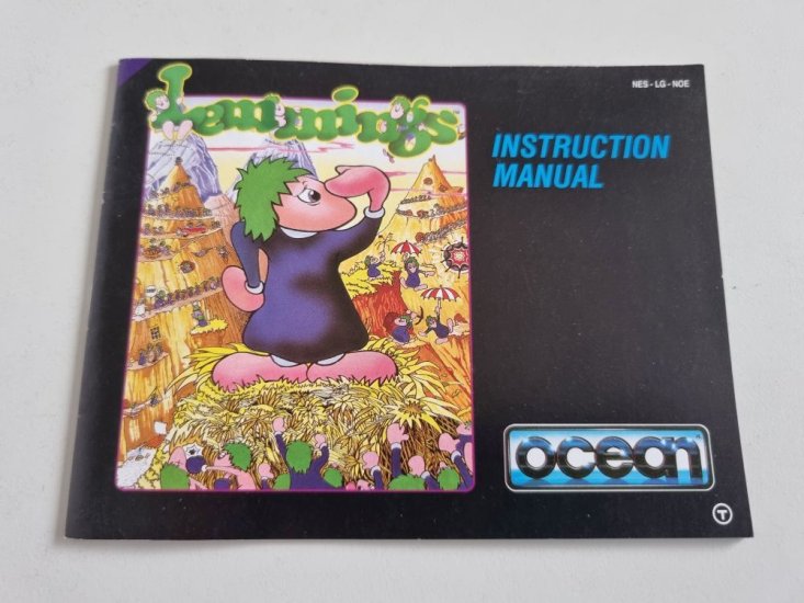(Bild für) NES Lemmings NOE Anleitung - zum Schließen ins Bild klicken