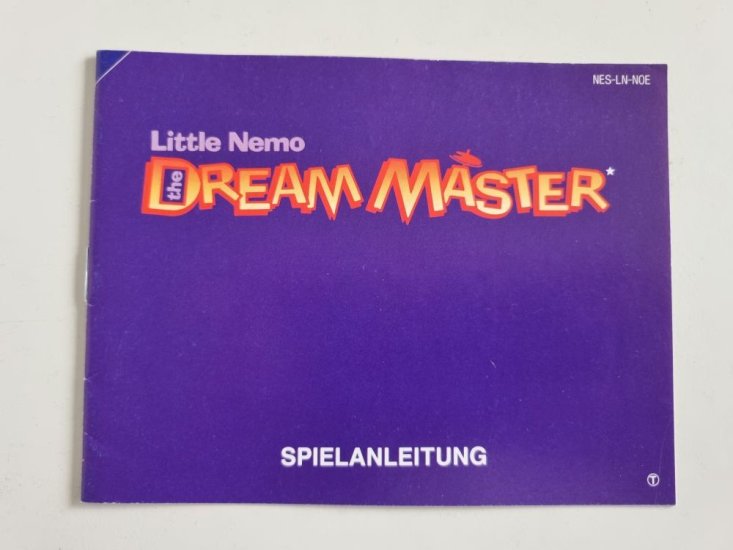 (Bild für) NES Little Nemo - Dream Master NOE Anleitung - zum Schließen ins Bild klicken