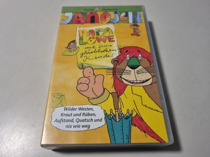 (Bild für) VHS Janosch - Papa Löwe und seine glücklichen Kinder - zum Schließen ins Bild klicken