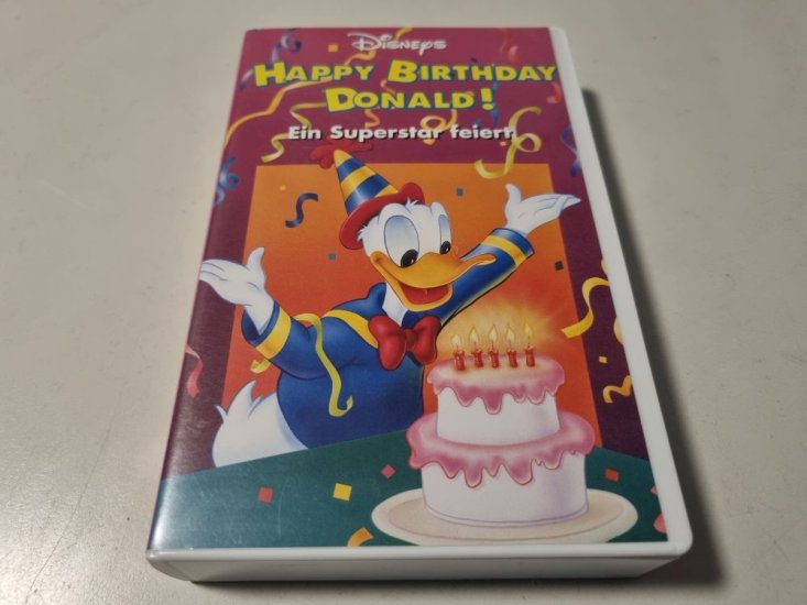 (Bild für) VHS Happy Birthday Donald! - zum Schließen ins Bild klicken