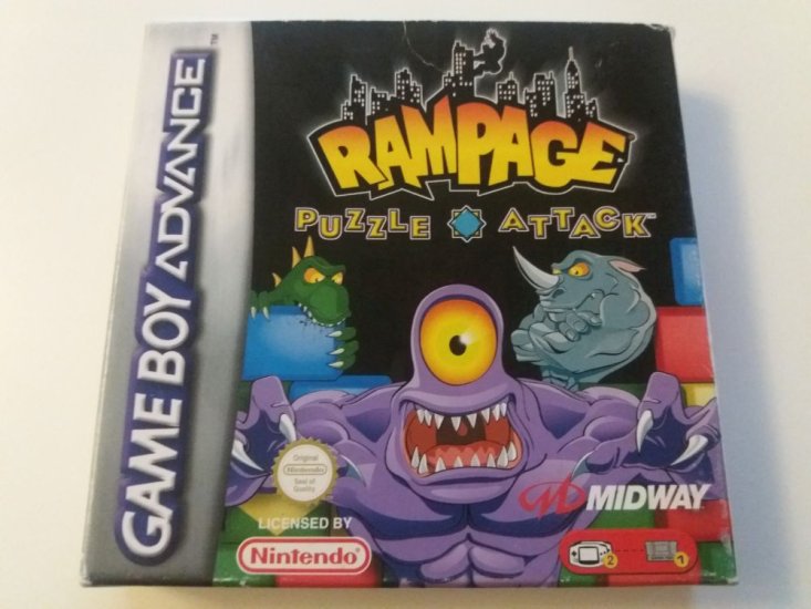 (Bild für) GBA Rampage - Puzzle Attack EUU - zum Schließen ins Bild klicken