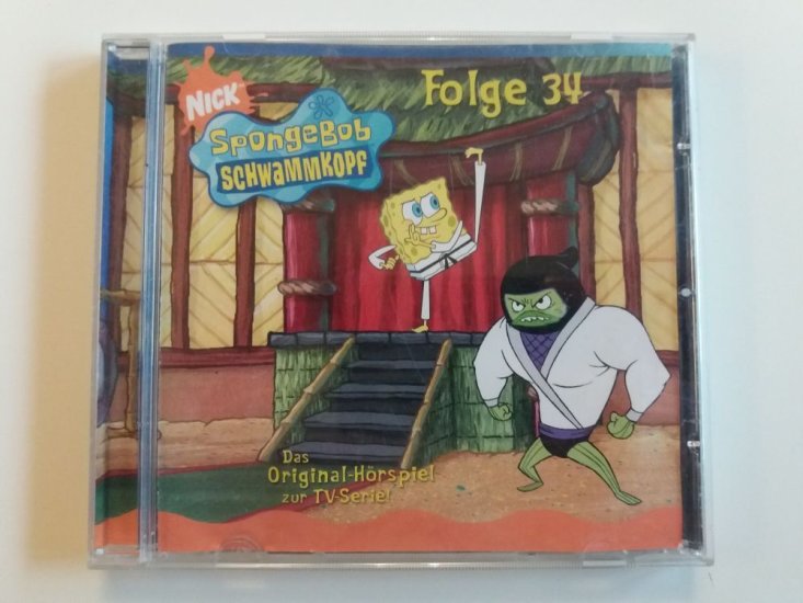 (Bild für) CD Spongebob Schwammkopf Folge 34 - zum Schließen ins Bild klicken