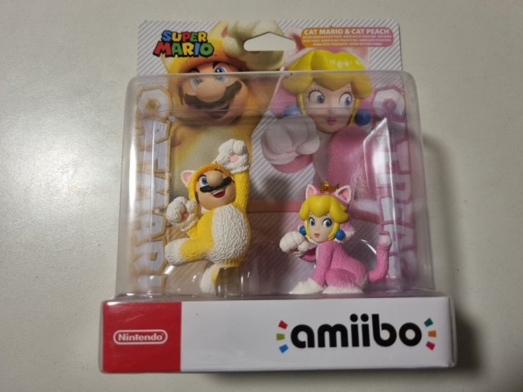 (Bild für) Amiibo Cat Mario & Cat Peach, Super Mario - zum Schließen ins Bild klicken