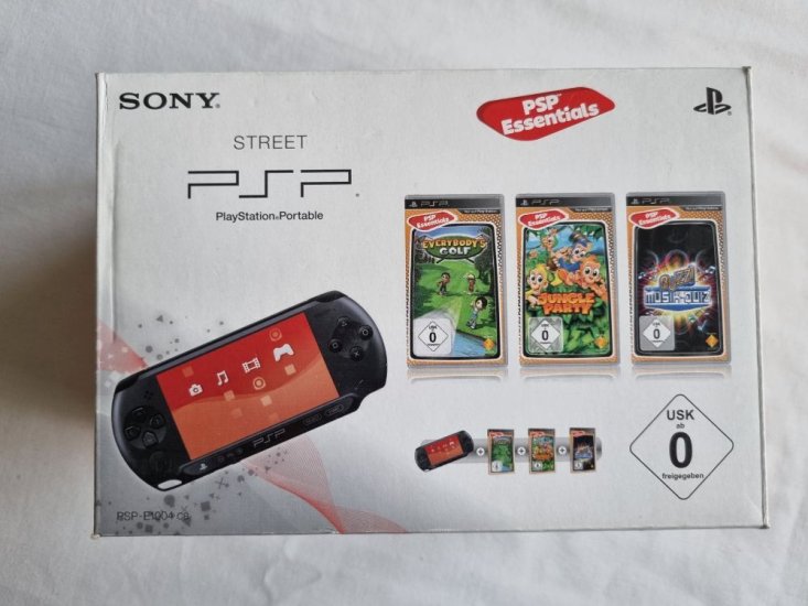 (Bild für) PSP Street E1004 Konsole Charcoal Black - zum Schließen ins Bild klicken
