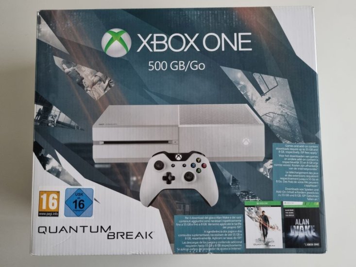 (Bild für) Xbox One 500GB Limited Edition - Quantum Break - zum Schließen ins Bild klicken