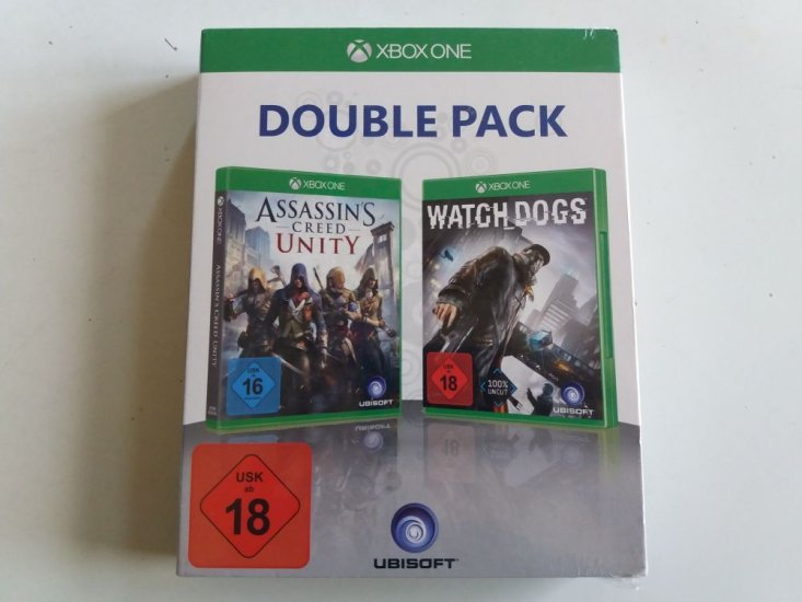 (Bild für) Xbox One Assassin's Creed Unity + Watch Dogs Double Pack - zum Schließen ins Bild klicken