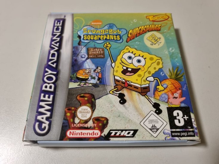 (Bild für) GBA Spongebob Squarepants - Supersponge NOE - zum Schließen ins Bild klicken