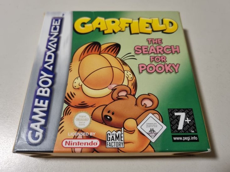 (Bild für) GBA Garfield - The Search for Pooky EUU - zum Schließen ins Bild klicken