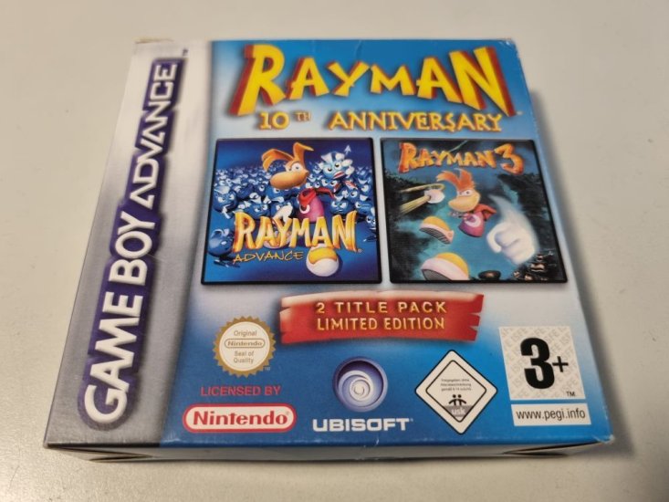 (Bild für) GBA Rayman - 10th Anniversary - 2 Title Pack Limited Edition EUR - zum Schließen ins Bild klicken