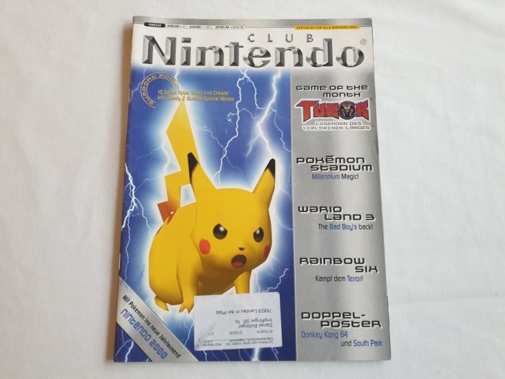 (Bild für) Club Nintendo 1/2000 - zum Schließen ins Bild klicken