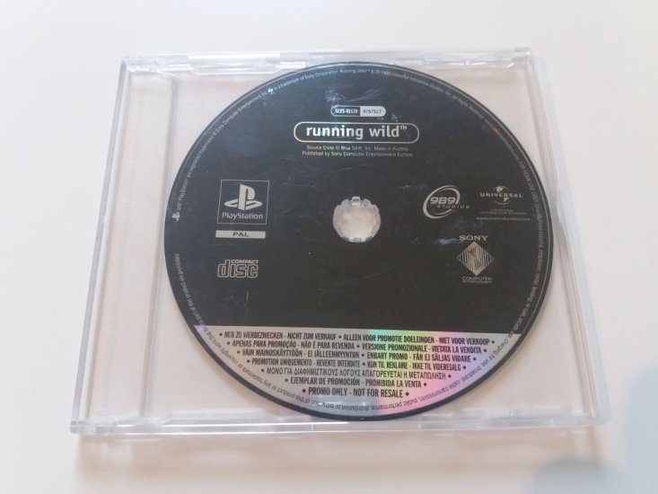 (Bild für) PS1 Running Wild Promo version - zum Schließen ins Bild klicken