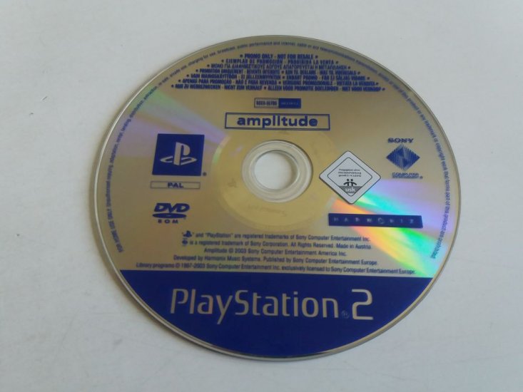 (Bild für) PS2 Amplitude Promo Copy - zum Schließen ins Bild klicken
