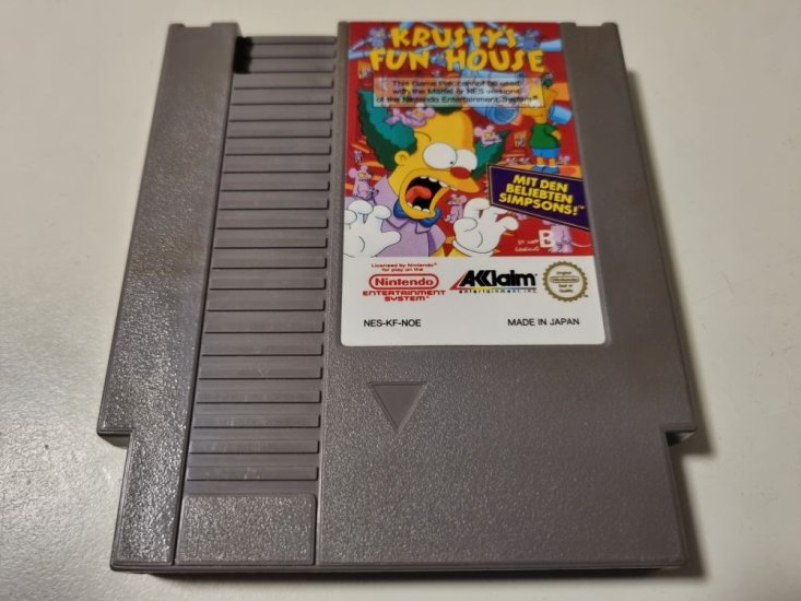 (Bild für) NES Krusty's Fun House NOE - zum Schließen ins Bild klicken