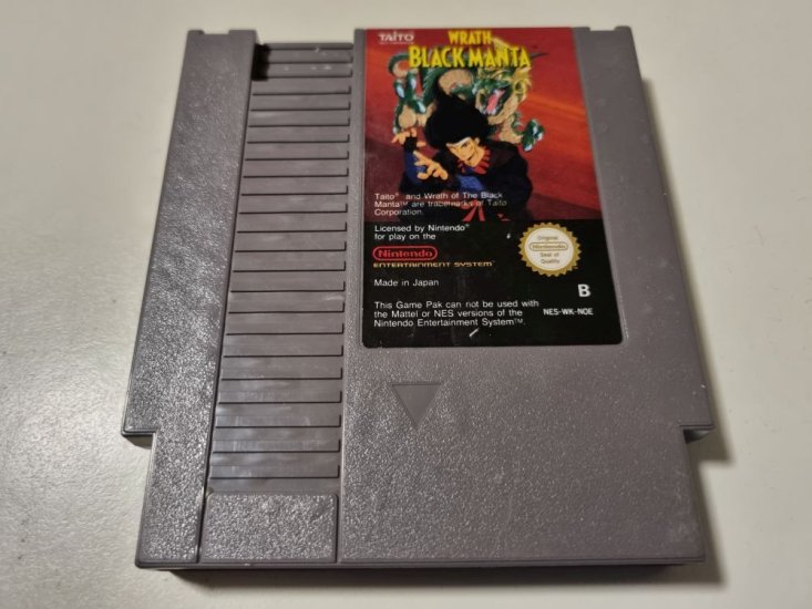 (Bild für) NES Wrath of the Black Manta NOE - zum Schließen ins Bild klicken