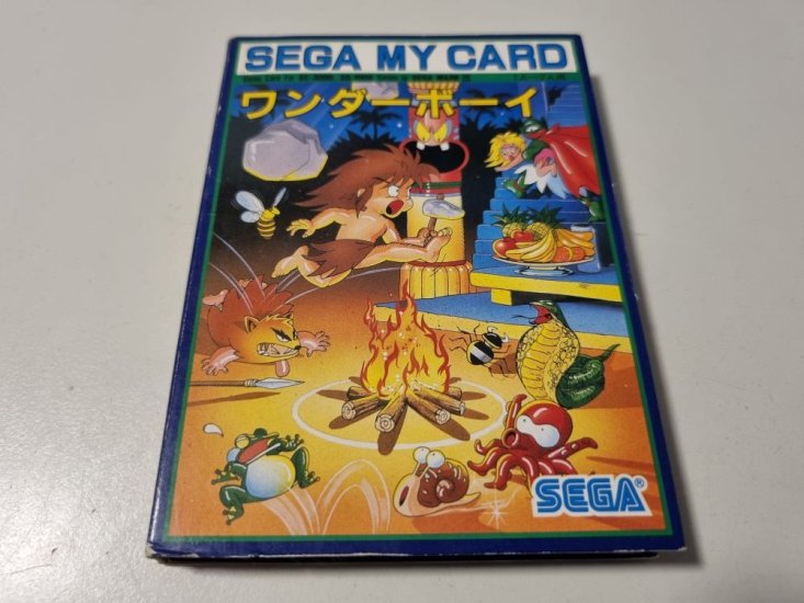 (Bild für) MS Wonder Boy - Sega My Card - zum Schließen ins Bild klicken