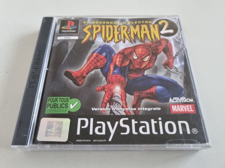 (Bild für) PS1 Spider-Man 2 - La Revanche D'Electro - zum Schließen ins Bild klicken