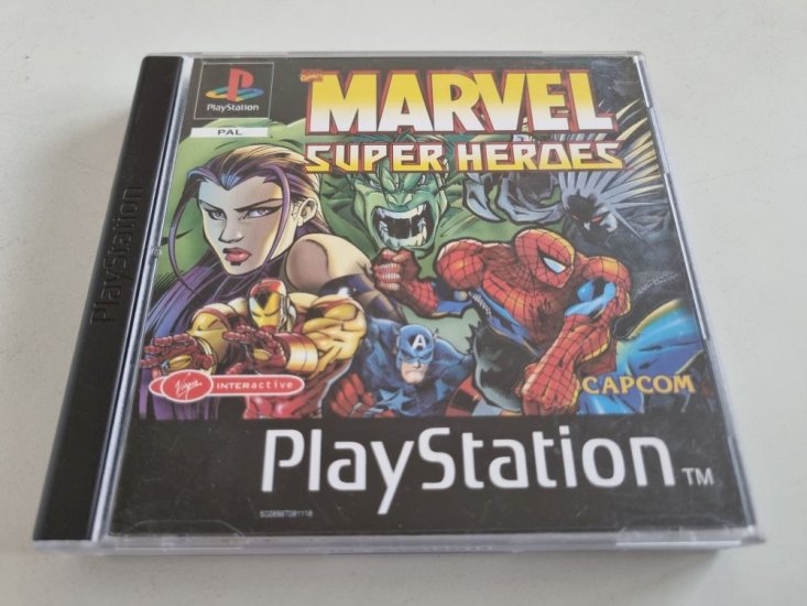 (Bild für) PS1 Marvel Super Heroes - zum Schließen ins Bild klicken
